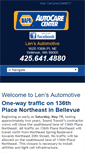Mobile Screenshot of lensautomotive.com